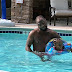 Davido Swim With His Daughter"Hailey Adeleke"