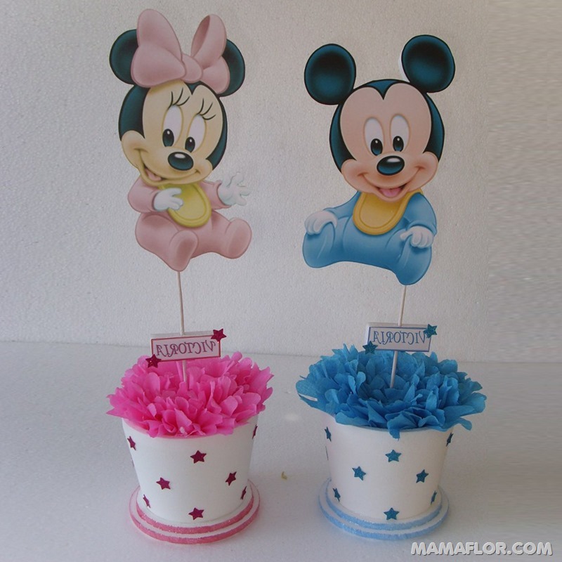 Centros De Mesa De Los Personajes De Disney Manualidades Mamaflor