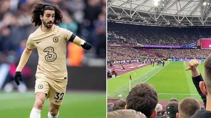 Chelsea fans booing Marc Cucurella  off in 1-1 draw vs West Ham