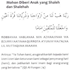  Doa  agar Anak  Sholeh  Penurut Cerdas dan Pandai 