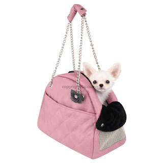 MY FIRST LOUIS DOG CARRIER- BUBBLE PINK