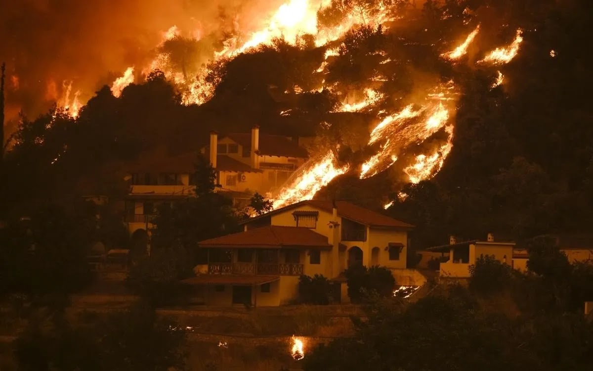 Nτοκιμαντέρ για τις πυρκαγιές στην Β.Εύβοια: «Μας εκδίωξαν από τα χωριά μας» (βίντεο)