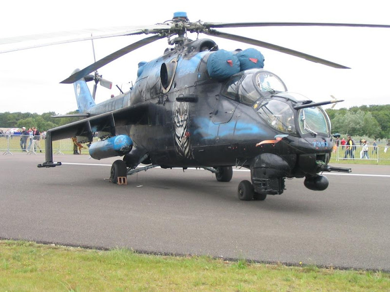 Mi-24 Russian Air Force Attack Helicopter