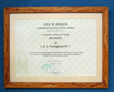 Reconocimiento a la biblioteca
