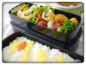 かぼちゃ・大根・高野豆腐の煮物 いんげん豆の柚子味噌弁当(2015/06/03)