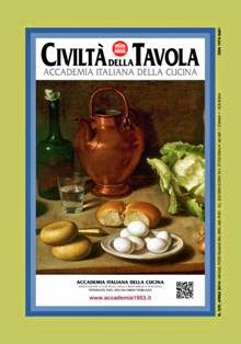 Civiltà della Tavola 259 - Aprile 2014 | ISSN 1974-2681 | TRUE PDF | Mensile | Cucina Italiana | Gastronomia
Nata nel 1956 con gli abiti di una circolare interna, Civiltà della Tavola ha avuto un percorso graduale, lento e alcune volte tormentato, fino a quando, sotto la direzione di Franco Marenghi, avvenne il cambiamento: il notiziario iniziale diventò una rivista vera e propria.
Diretta dal Presidente dell'Accademia e curata dal punto di vista editoriale dalla Ricciardi e Associati, Civiltà della Tavola ha periodicità mensile (11 numeri l'anno) e ricopre un importante ruolo allo stesso tempo di collante e di organo d'informazione dell'Accademia, adeguandosi sempre alle nuove esigenze della comunicazione accademica.