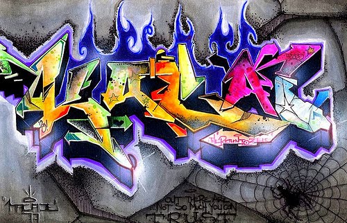 3d Graffiti Alphabet Letters A-z. Graffiti Alphabet Letters A-Z