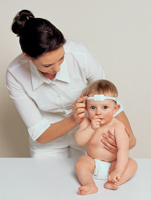 Cinta para medida medica de circunferencia de cabeza de bebé seca 212