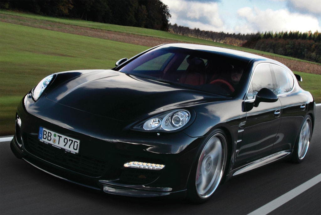 The TECHART power kit TA 070 T1 for the Porsche Panamera Turbo provides the