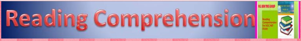 Reading Comprehension