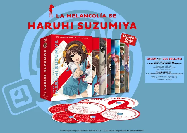 Haruhi Suzumiya llega a España de la mano de Selecta Visión.