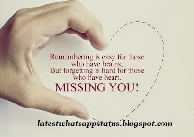 Remembering is easy for those who have brains. But forgetting is hard for those who have heart.