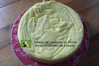 Vie quotidienne de FLaure: Gâteau de semoule au citron