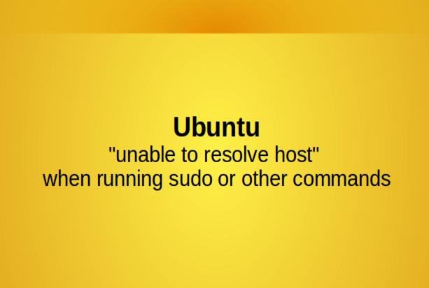 ubuntu-unable-to-resolve-host