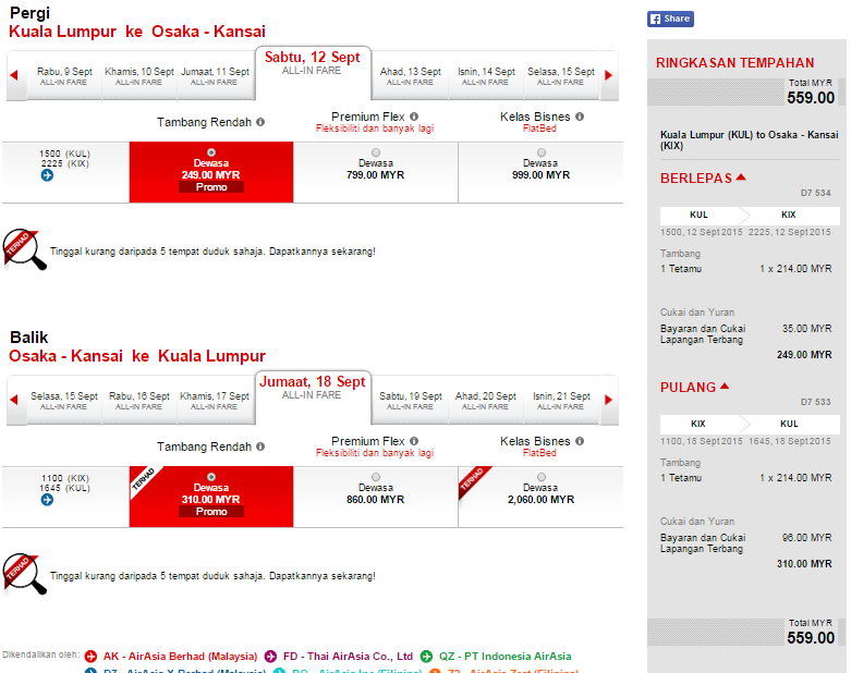 Saffuan Jaffar Blog Travel Tiket Murah AirAsia 2020 Jom 