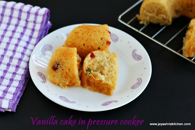 Pressure cooker cake