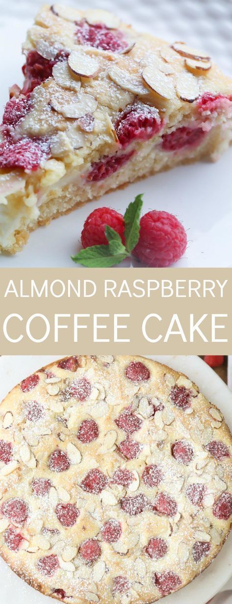 Almond Raspberry Coffee Cake