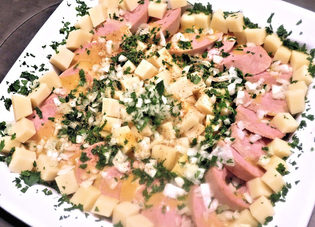 Salade cercelas gruyère