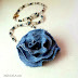 No-Sew Recycled Denim Pendants - With A Hidden Metal Underwire!