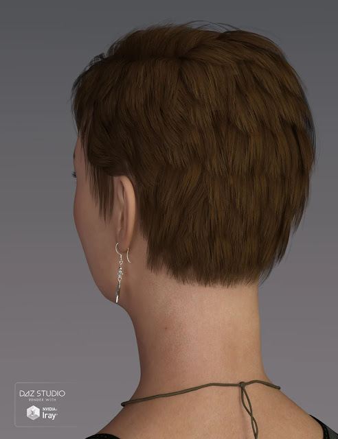 Unleash Your Creative Spirit with "Danny Hair" for Genesis 9 in Daz Studio