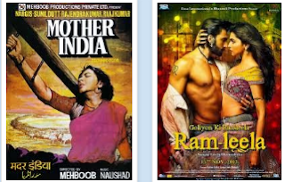 poster of mother india and ramleela