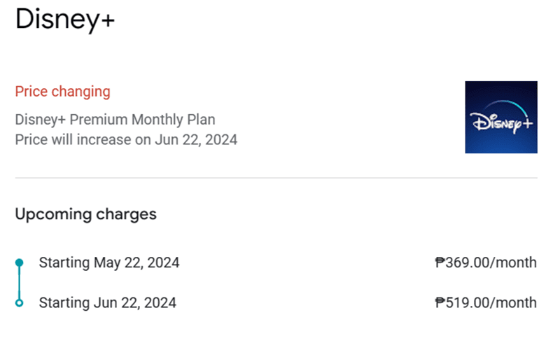 From PHP 369 to PHP 519 per month