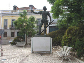 Monumento a Pedro Alvares Cabral em Santarém Portugal