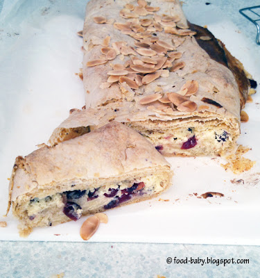 Cranberry & Cream Cheese Strudel © food-baby.blogspot.com All rights reserved