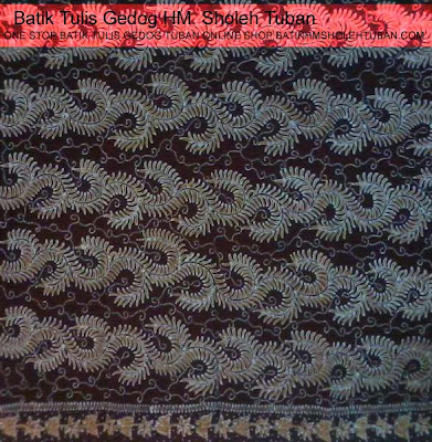 Motif Ganggeng Batik Tulis Gedog Tuban, Motif Khas Batik Gedog Tuban.