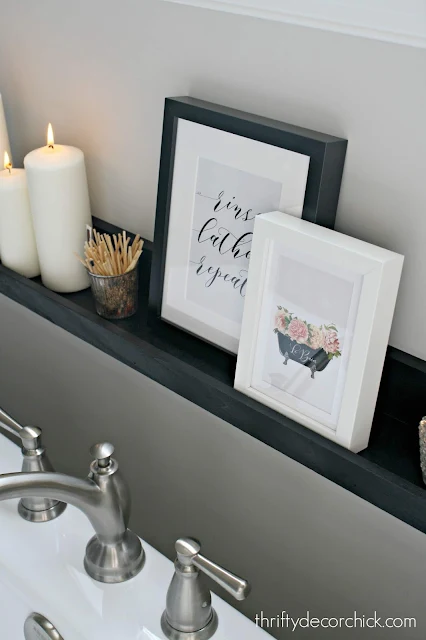 Inexpensive printable art for bathroom