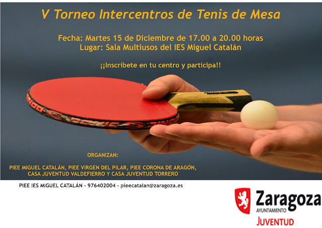 TORNEO TENIS DE MESA