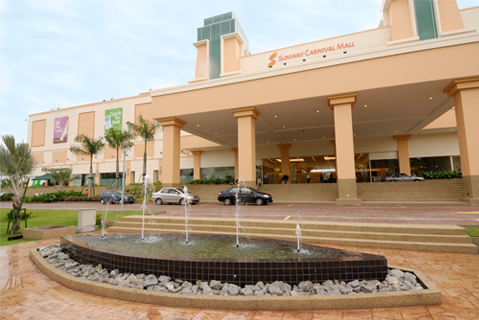 top 5 shopping malls in  penang 5) Penang Sunway Carnival Mall