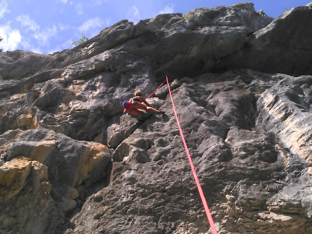 escalade au Col des Aravis