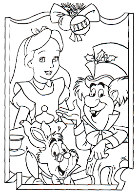 Alice Wonderland Coloring Pages 7
