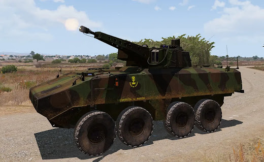 Arma 3用スペイン軍MODでPiranha III C