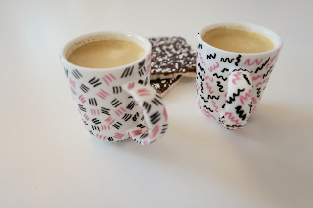 Tasse "Memphis design"