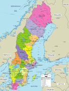 Map of Sweden