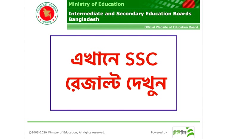 SSC Exam Result Published 2022