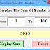 How to find sum of numbers from 1 to 100 in visual basic 6.0