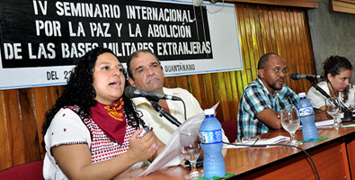 En Guantanamo IV Seminario Internacional por la Paz y la Abolición de las Bases Militares Extranjeras