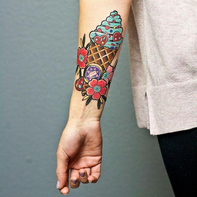 40 lindas tatuagens femininas para os braços