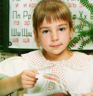 Childhood picture of Anfisa Arkhipchenko