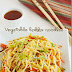 Vegetable Hakka noodles