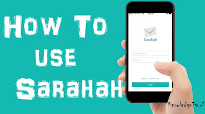 sarahah profile messsage account share