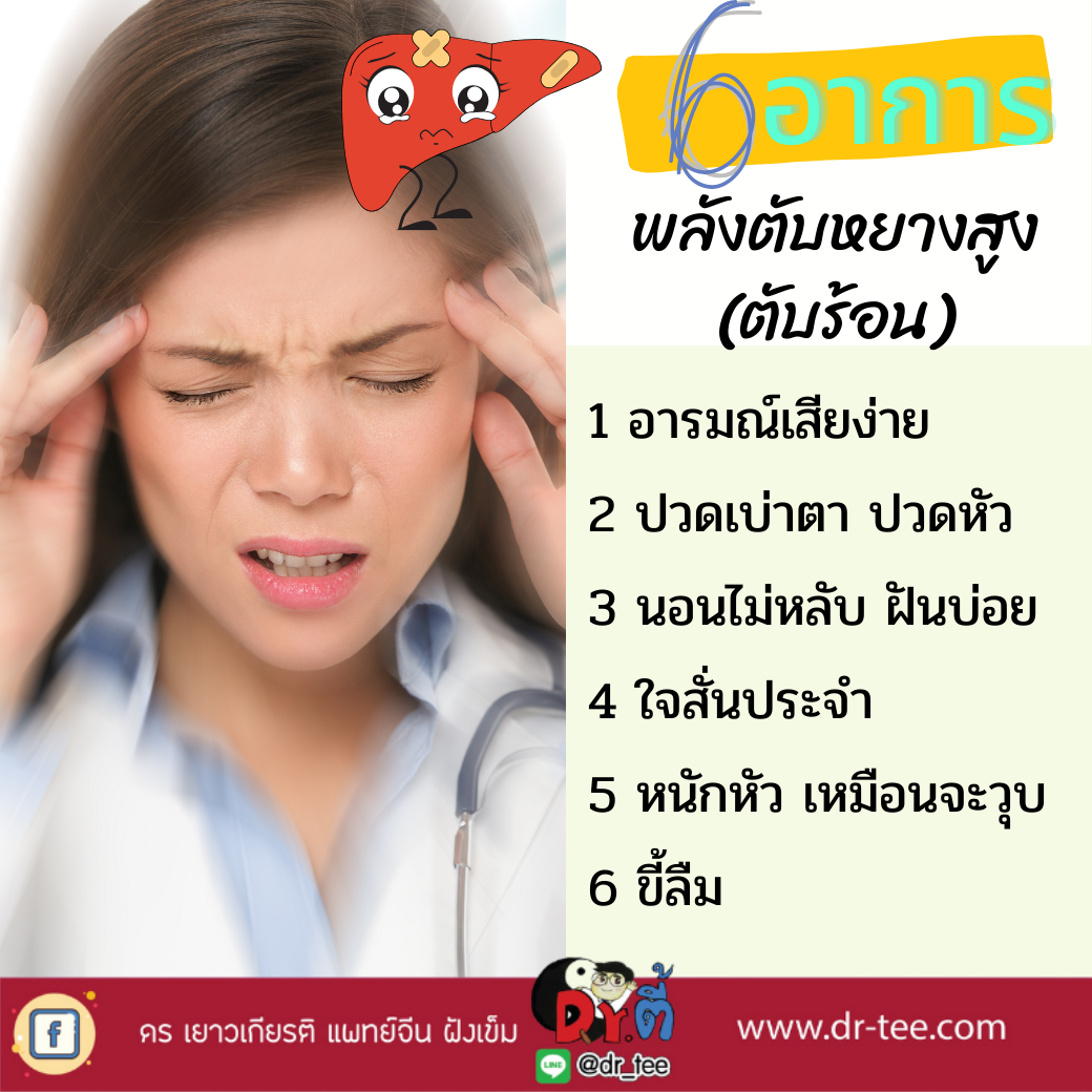 พลังตับหยางสูง หมอจีน