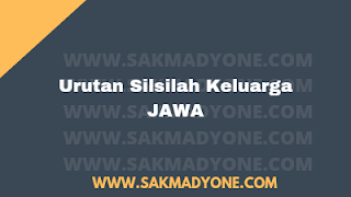 Silsilah keturunan jawa