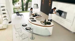  Luxury Kitchen two tier island. Lighting. Look up