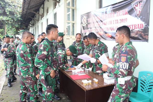 Gerakan Lawan Narkoba di Magelang, Yonarmed 11 Kostrad Gelar P4GN  