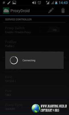 cara menggunakan proxydroid di android