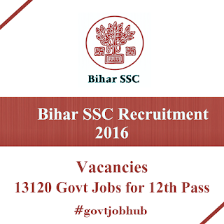  Bihar ssc recruitment 2016